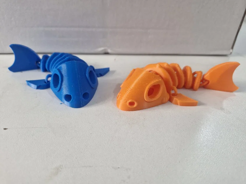 Mô hình cá xương khớp nối linh hoạt in 3D cực dễ - Image 1