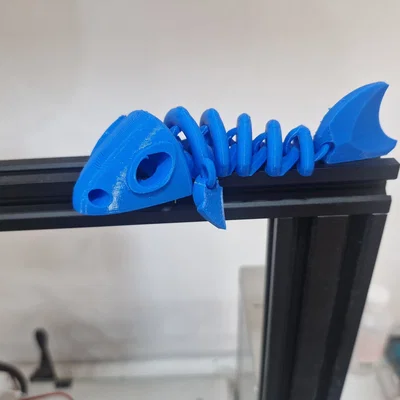 Mô hình cá xương khớp nối linh hoạt in 3D cực dễ