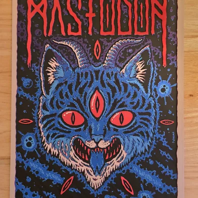 Mẫu Poster Mastodon HueForge