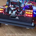 Xe RC hoàn chỉnh với xi nhan và đèn phanh tự chế - Thumbnail 4
