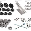 Xe RC hoàn chỉnh với xi nhan và đèn phanh tự chế - Thumbnail 7