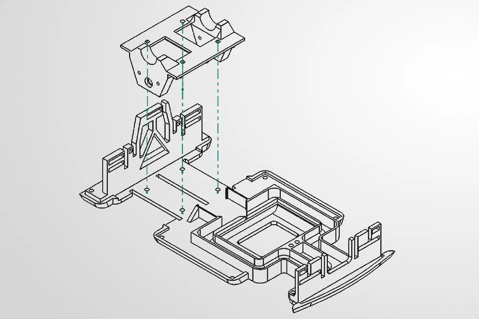 Xe RC hoàn chỉnh với xi nhan và đèn phanh tự chế - Image 11