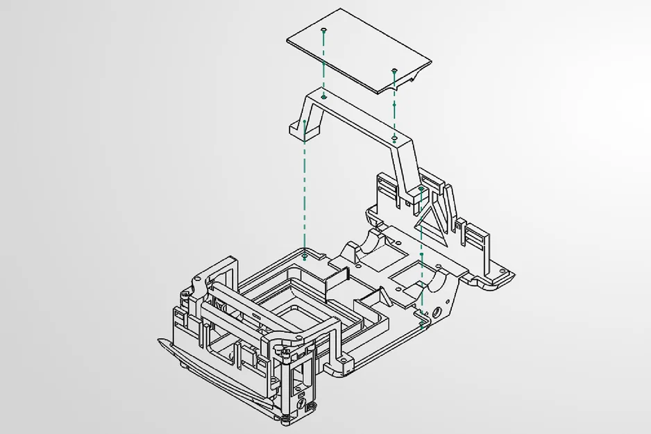 Xe RC hoàn chỉnh với xi nhan và đèn phanh tự chế - Image 15
