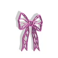 Mẫu trang trí 3D hình chiếc nơ (Bow Decor) phong cách hiện đại - Thumbnail 2