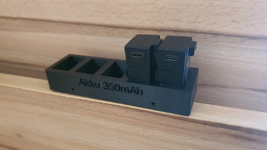 Khay in 3D đựng 5 viên pin RC 350mAh cực gọn gàng - Image 1