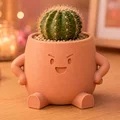 Chậu Cây Xương Rồng Grumps - Đồ Trang Trí Dễ Thương - Thumbnail 2