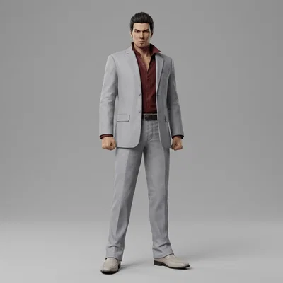 Mô hình 3D Kiryu Kazuma (Yakuza 2006) cực chất cho anh em game thủ
