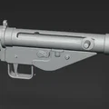 Mô hình in 3D súng tiểu liên Sten MP tỷ lệ 1:35 chi tiết - Thumbnail 3