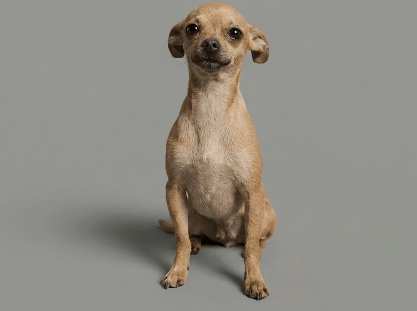 Mô hình 3D chú chó Chihuahua trang trí để bàn siêu đáng yêu - Image 1