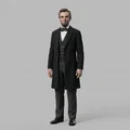 Mô hình 3D nhân vật lịch sử Abraham Lincoln cực kỳ chi tiết - Thumbnail 1