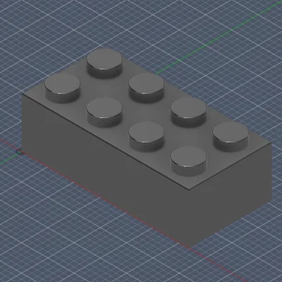 Mô hình gạch LEGO 3D: Thiết kế tương thích hoàn hảo cho in 3D