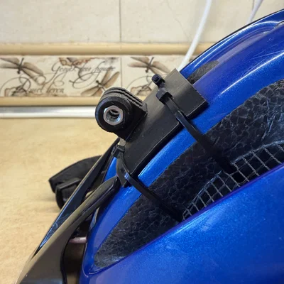 Giá gắn camera hành trình cho nón bảo hiểm xe đạp (GoPro/DJI)