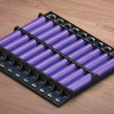 Đế sạc pin 18650 đa năng: Tích hợp 20 module TP4056