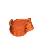 Mô hình tàn tích lâu đài (Castle Ruins) in 3D độc đáo