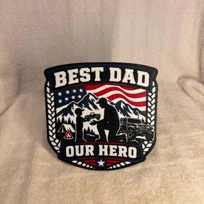 Nắp che móc kéo (Hitch Cover) làm quà tặng Ngày của Cha