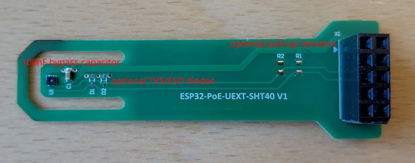 Vỏ Hộp 3D Cho Olimex ESP32-PoE Tích Hợp Cảm Biến SHT40 - Image 2