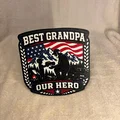 Nắp Che Móc Kéo Xe "Best Grandpa" - Thumbnail 1