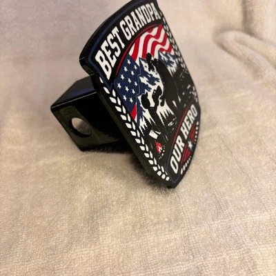 Nắp Che Móc Kéo Xe "Best Grandpa"