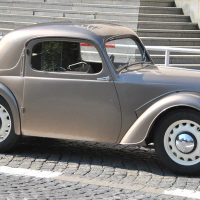 Mô hình in 3D xe cổ Škoda Sagitta 1938 chi tiết