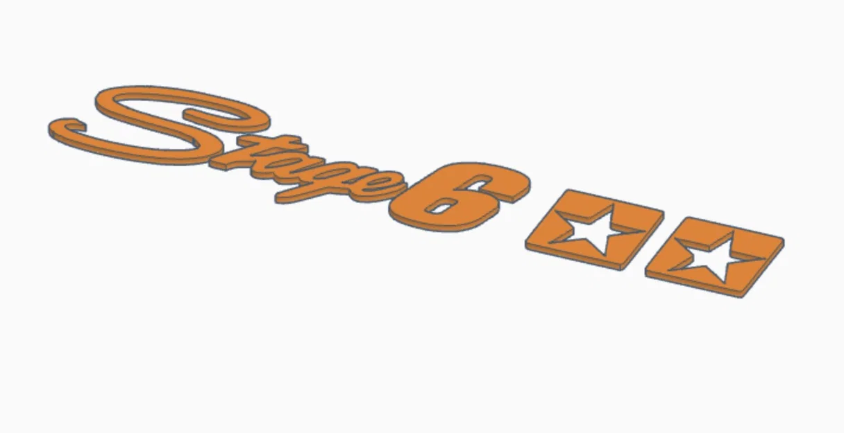 Mô hình logo Stage 6 trang trí xe tay ga độc đáo - Image 2
