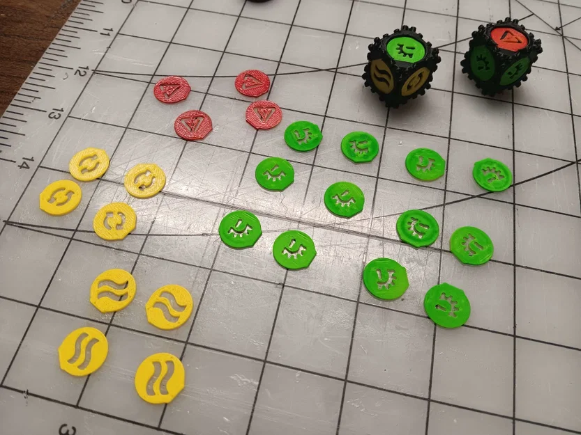 Các chấm Skid Dice cho xúc xắc mô-đun (Gaslands) - Image 1