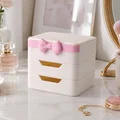 Khay Đựng Đồ Trang Điểm Blush Bow Xếp Chồng Được - Thumbnail 1