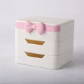 Khay Đựng Đồ Trang Điểm Blush Bow Xếp Chồng Được - Thumbnail 2