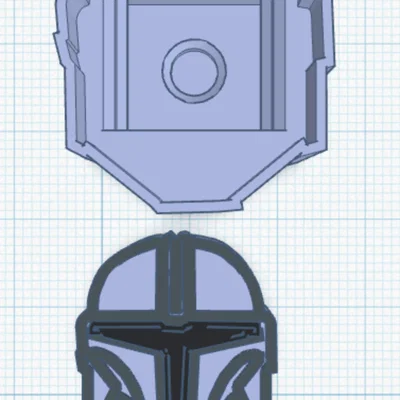 Mô hình Mando Clicker in 3D lấy cảm hứng từ Mandalorian