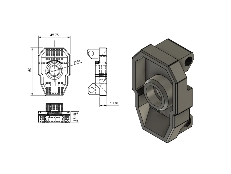 Ốp đầu nòng tùy chỉnh (muzzle) cho súng đồ chơi X-Shot X-Fury - Image 1