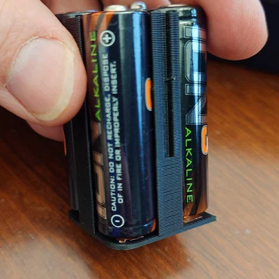 Khay gắn pin AA cho đèn flash Vivitar 283