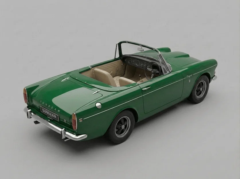 Mô hình in 3D xe cổ Sunbeam Tiger Mk 1 1968 phong cách Anh Quốc - Image 2