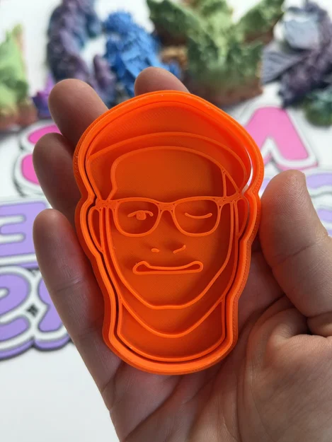 Khuôn cắt bánh quy hình mặt Josef Prusa cực chất cho dân in 3D - Image 1