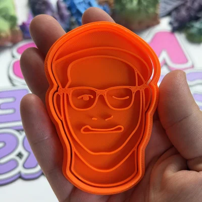 Khuôn cắt bánh quy hình mặt Josef Prusa cực chất cho dân in 3D