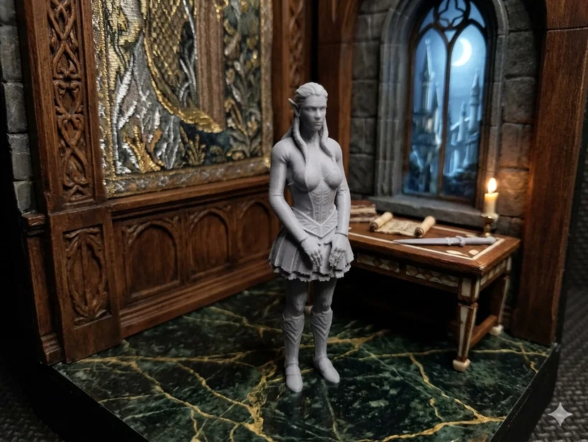 Quý cô Tiên tộc yêu kiều: Mô hình Fantasy Mini - Image 1