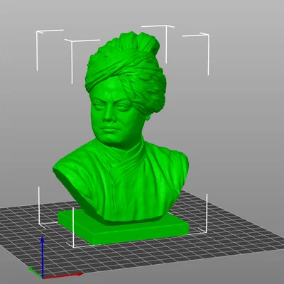 Tượng chân dung 3D Swami Vivekananda sắc nét dành cho máy in nhựa