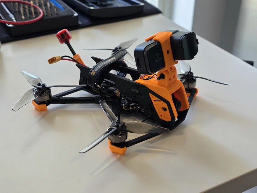 Ngàm gắn Action Cam cho DarwinFPV BabyApe III Pro 3.5 inch - Image 1