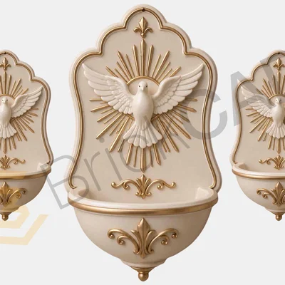 Đài Phun Nước Gắn Tường Chim Bồ Câu (Dove Wall Fountain)