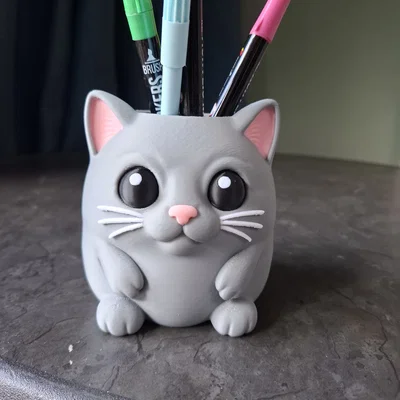 Ống đựng bút hình Mèo dễ thương