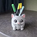 Ống đựng bút hình Mèo dễ thương - Thumbnail 3