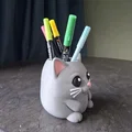 Ống đựng bút hình Mèo dễ thương - Thumbnail 4