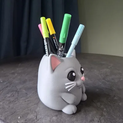 Ống đựng bút hình Mèo dễ thương