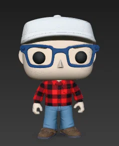 Mô hình 3D Funko Pop chàng trai đội mũ phong cách trẻ trung - Image 1