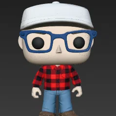 Mô hình 3D Funko Pop chàng trai đội mũ phong cách trẻ trung
