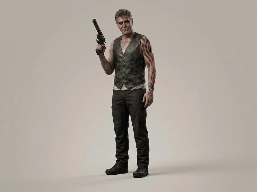 Mô hình in 3D Seth Gecko - From Dusk Till Dawn (1996) sắc nét - Image 1