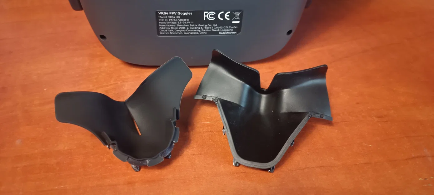 Ngàm chuyển đổi đệm mũi Quest 3 cho kính FPV Betafpv VR04 - Image 3