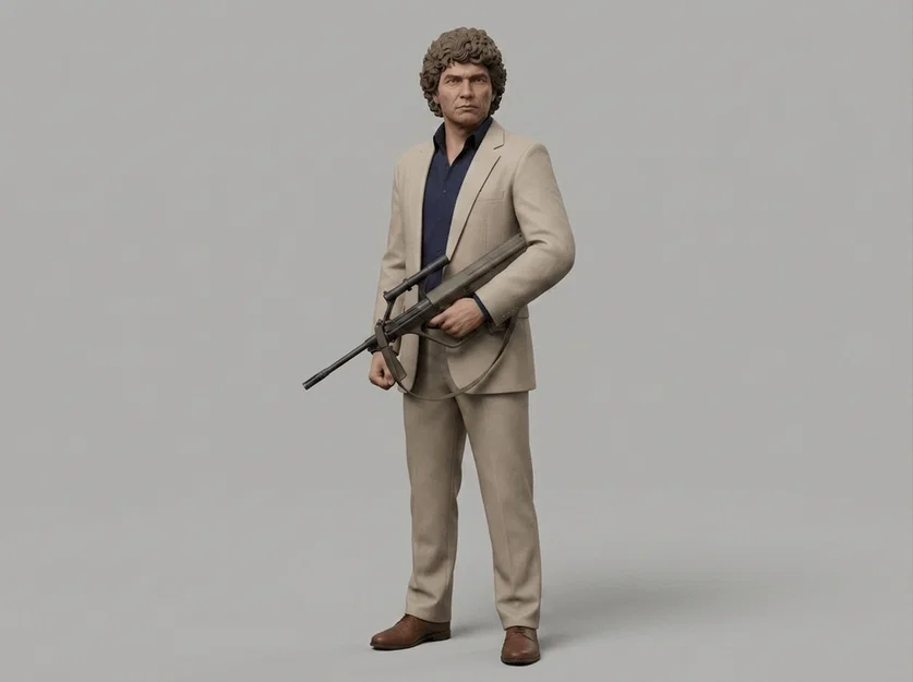 Mô hình 3D nhân vật Raymond Doyle - The Professionals (Martin Shaw) - Image 1