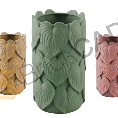 Bình Hoa Họa Tiết Lá (Leaf Pattern Vase)