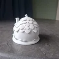 Mô hình Nhà Cổ Tích Nhím - Hedgehog Fairy House - Thumbnail 4