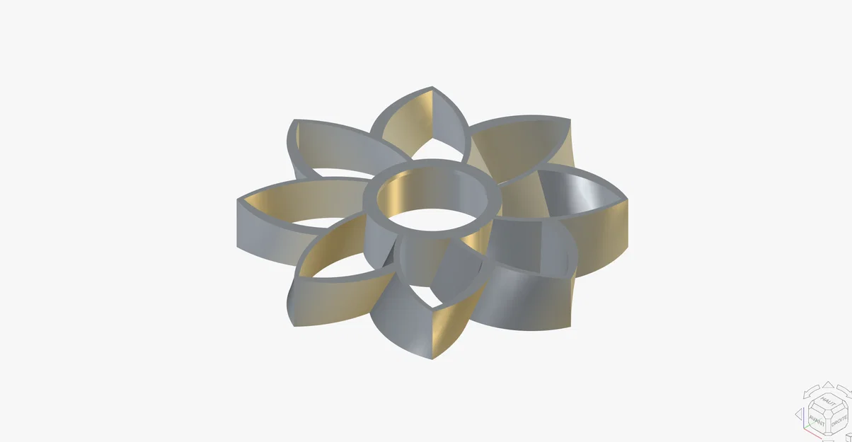 Cánh quạt 3D Toroidal thiết kế 8 cánh hình mặt trời độc đáo - Image 2