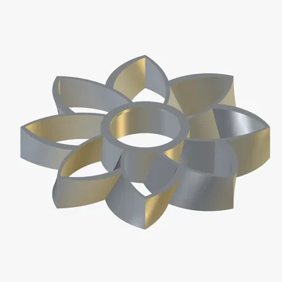 Cánh quạt 3D Toroidal thiết kế 8 cánh hình mặt trời độc đáo